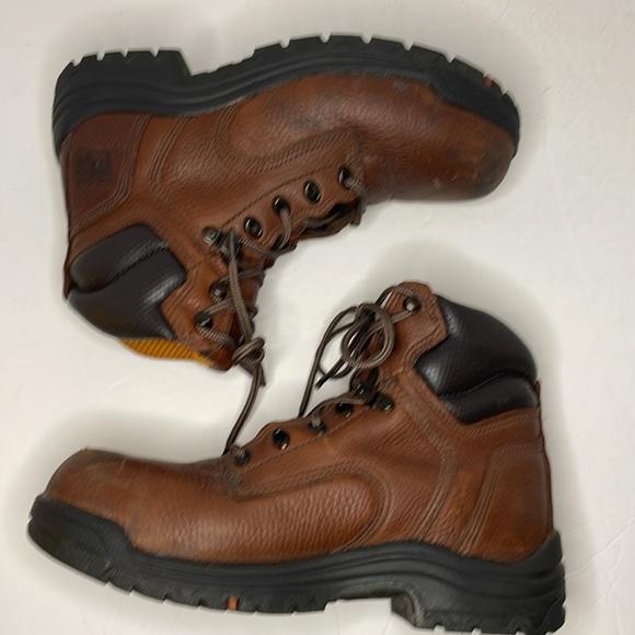 Timberland Pro powerfit outdoor brown  boots women’s size 8.5 - Picture 2 of 12